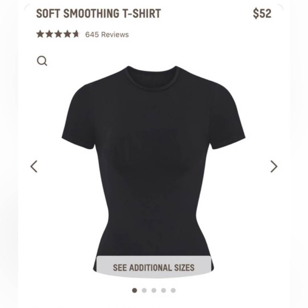 NWT Skims Soft Smoothing Shirt